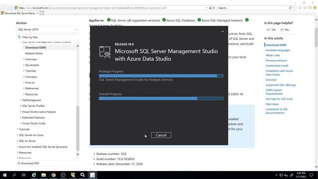 Install SQL Server Management Studio 2019 смотреть онлайн