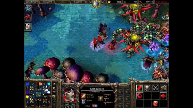 WC3 Classic 1.26: Rumble in Outland - Burning Legion in Zangarmarsh смотреть онлайн