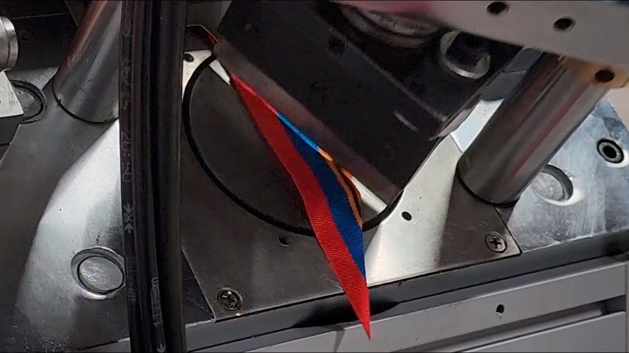 Станок ультразвуковой резки стропы смотреть онлайн