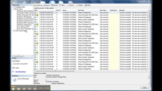 03 SQL DBA View Scheduled Job History Coach-in-a-Can™ смотреть онлайн