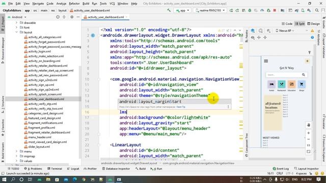 Full screen navigation drawer in Android studio смотреть онлайн