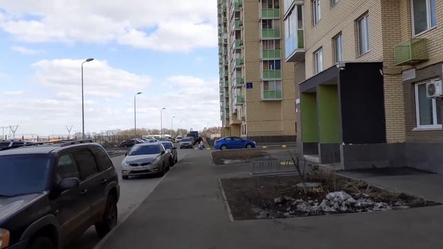 Люберцы 3745 микрорайон Зенино, Озёрная улица весна день