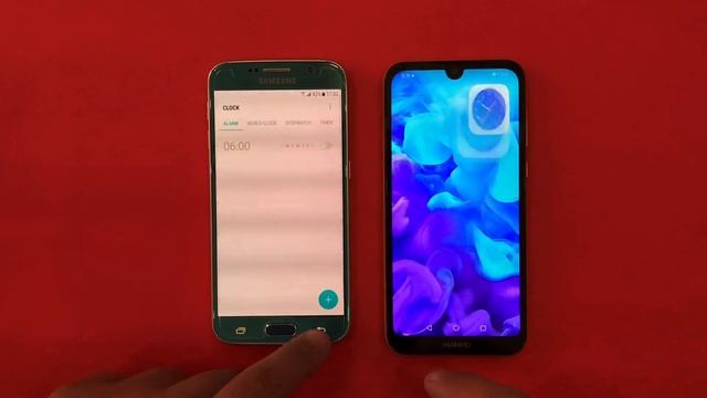 Samsung Galaxy S6 vs Huawei Y5 2019 смотреть онлайн
