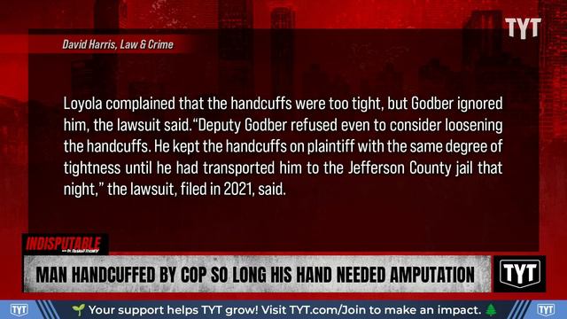 Man Gets Hand AMPUTATED After Cops Tightly Handcuff Him For Long Time смотреть онлайн