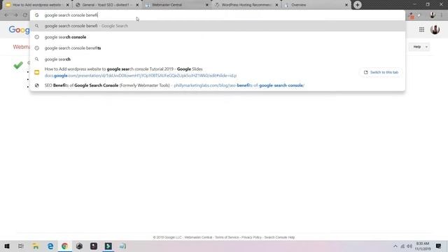 How to Add Wordpress Website to Google Search Console Tutorial 2019 смотреть онлайн