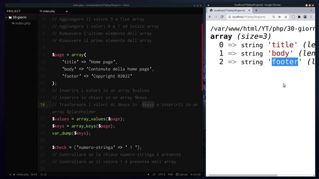 30 giorni di PHP e Laravel | 10 funzioni su array da conoscere | Giorno 4/30 смотреть онлайн