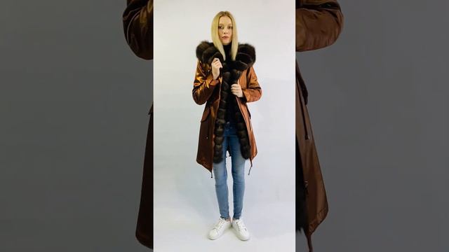 Парка женская зимняя с натуральным мехом смотреть онлайн