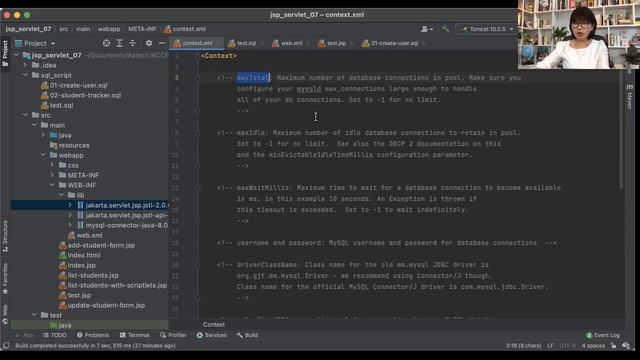 [JSP Servlet] Kết nối MySQL with Tomcat IntelliJ JDBC MySQL смотреть онлайн