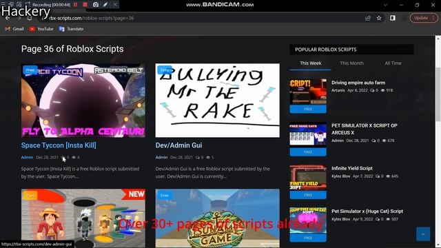 RBX-SCRIPTS | THE BEST New ROBLOX Exploiting Website 2022
