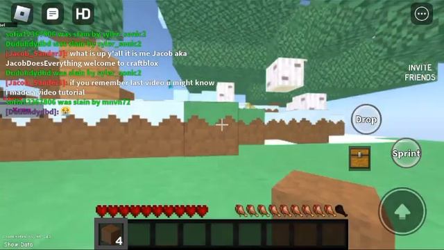 Playing Craftblox (Basically Minecraft in Roblox) смотреть онлайн
