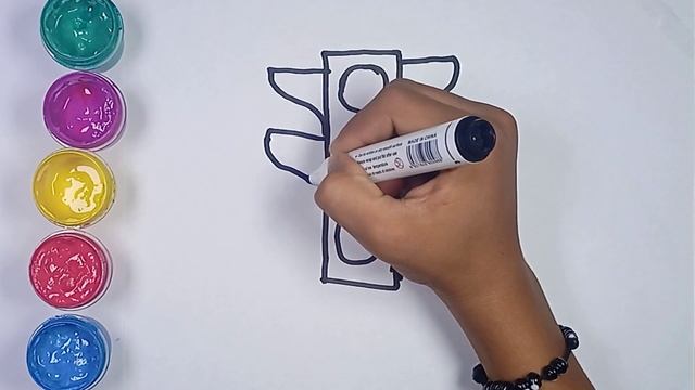 Bolalar uchun svetofor rasm chizish/Drawing traffic lights for kids/Рисование светофор для детей смотреть онлайн