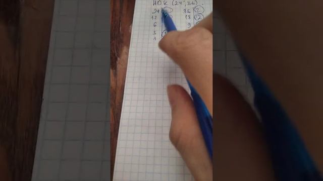 наибольший общий делитель. наименьшее общее кратное. смотреть онлайн