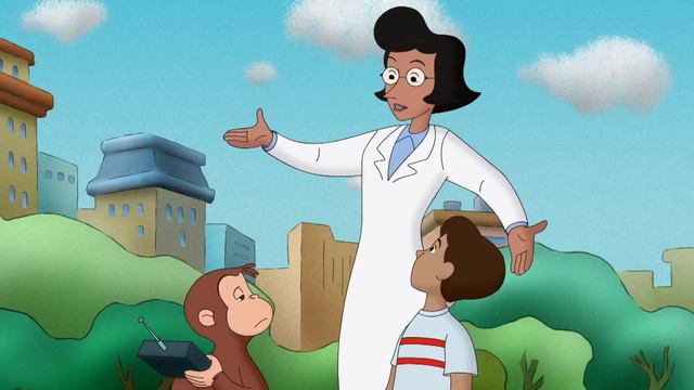 George makes a guitar  Curious George  Kids Cartoon  Kids Movies