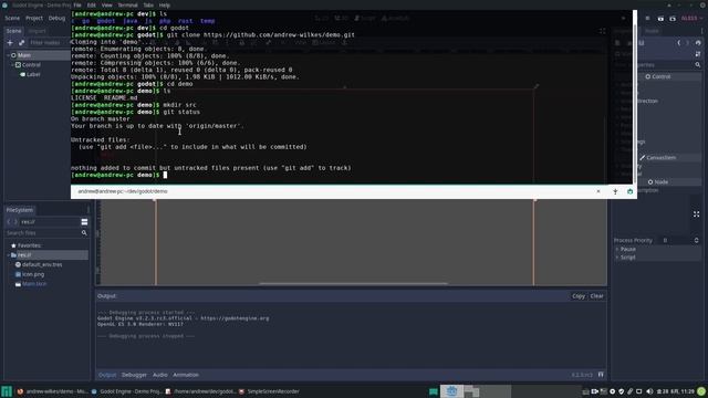 Integrating Godot Projects with Git and GitHub for backup and tracking changes смотреть онлайн