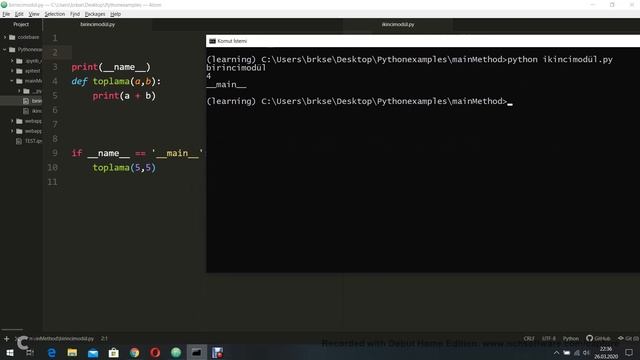 if __name__ = '__main__' koşulu anlatımı Python смотреть онлайн