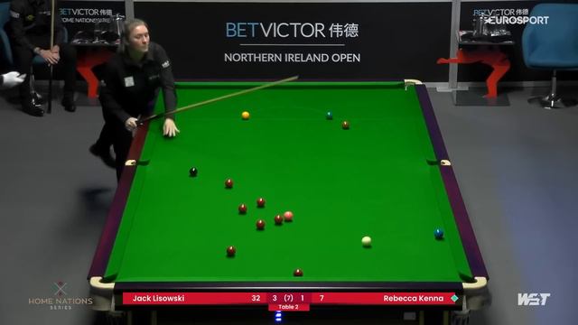 JACKPOT! 🎰 | Jack Lisowski vs Rebecca Kenna | 2023 Northern Ireland Snooker Open Highlights смотреть онлайн