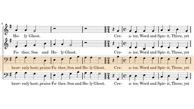 Praise God, from whom all blessings flow | Tenor Click Track смотреть онлайн