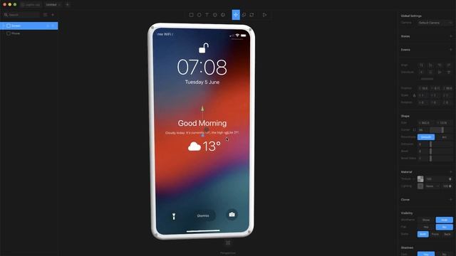 How to Create 3D Mobile App Mockups | Intro to Spline Design Tool смотреть онлайн