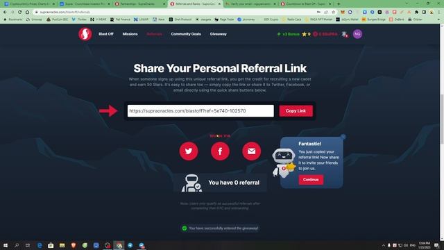 Hướng dẫn nhận 1500 token SUPRA từ dự án SupraOracles (airdrop sẽ kết thúc trong 3 ngày nữa) смотреть онлайн