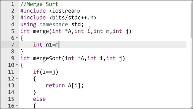 Merge Sort | Nataraja Murthy | #Code смотреть онлайн