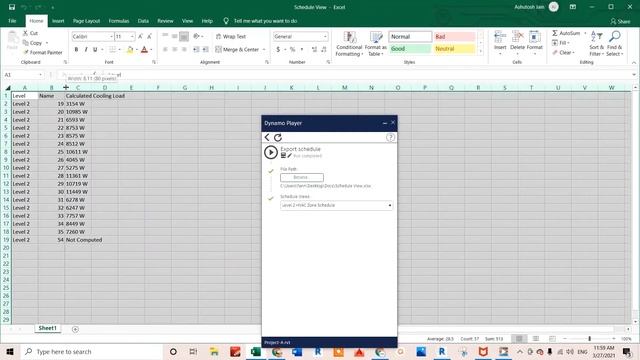 How to Export Revit data in excel by dynamo смотреть онлайн