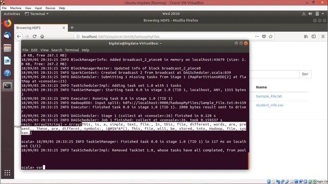 Spark Wordcount Example смотреть онлайн
