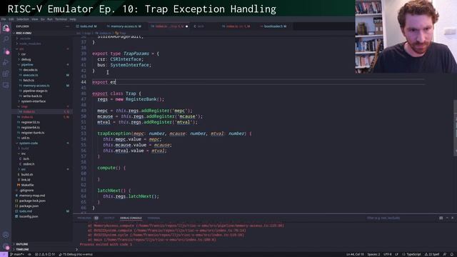 Exceptional Trap Handling: RISC-V ep.10 смотреть онлайн
