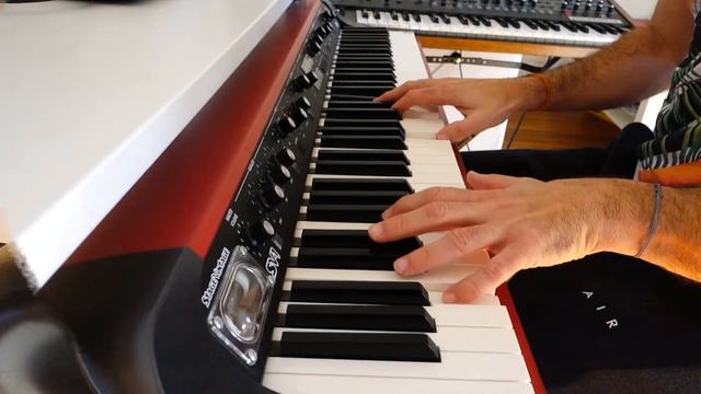 Daft Punk style - Prophet 6 - Korg SV1 split Rhodes/bass - Funk - смотреть онлайн