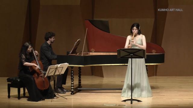 [금호영아티스트] G.Sammartini Sonata for Recorder and Continuo in B-flat Major, Sibley No.21 / 방지연 리코더 смотреть онлайн