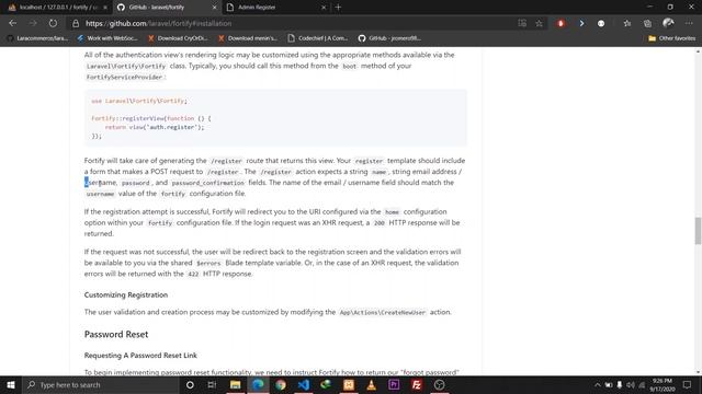Let's Implement Authentication Scaffolding In Laravel 8 With Laravel Fortify | Fortify Tutorial смотреть онлайн