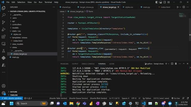 How return HTML with server side rendering in Fastapi with Jinja templates смотреть онлайн