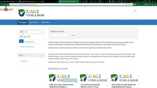 Degree Program E-Learning Portal смотреть онлайн