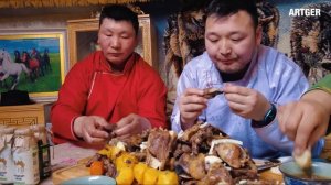 Mighty Nomadic BBQ Horhog for Mighty Mongolian Wrestlers! Mukbang Nomads | Eat Like Mongols