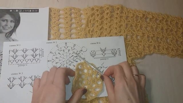 Ажурное болеро (жакет) крючком часть 2 смотреть онлайн