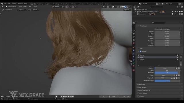 Blender hair tool | 3D Hair Brush v3.1 - Modifier tutorial смотреть онлайн