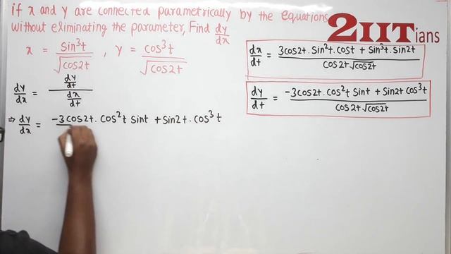 Continuity & Differentiability Exercise 5.6 Q7 NCERT Class 12 | If x & y are connected parametrical смотреть онлайн
