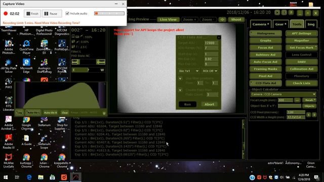 Using Astrophotography Tool - Creating Flats смотреть онлайн