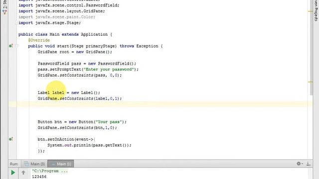 JavaFX. Tutorial#9. PasswordField. (Урок 9, пароль) rus. смотреть онлайн