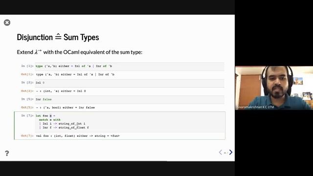 CS3100 POP - Lec 19 - Simply Typed Lambda Calculus смотреть онлайн
