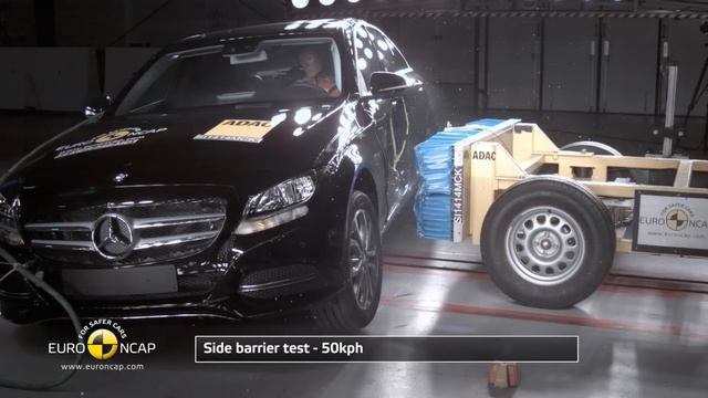 Euro NCAP | Mercedes Benz C-class | 2014 | Crash test смотреть онлайн