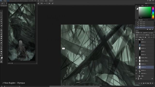 Original Painting process - The Lost Ship 스피드 페인팅 - 난파선 смотреть онлайн