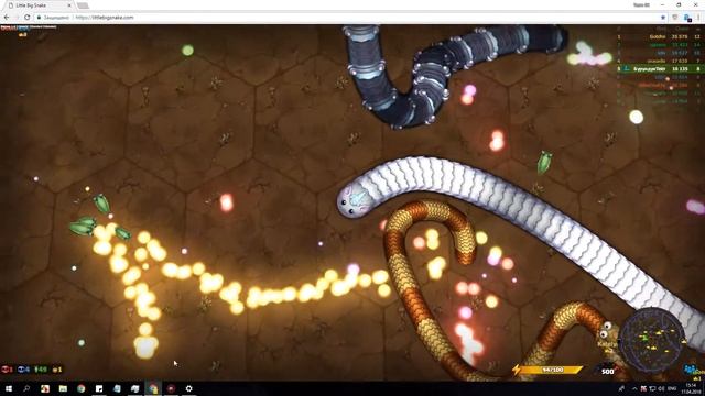 Игра в змейку Littlebigsnake бесплатная браузерная смотреть онлайн