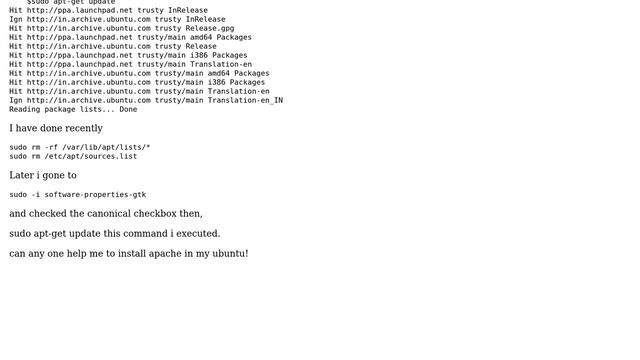 How can i get rid of "apache2 : Depends: perl but it is not going to be installed" in ubuntu... смотреть онлайн