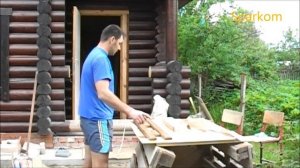 Простой и оригинальный подспиник в парилке