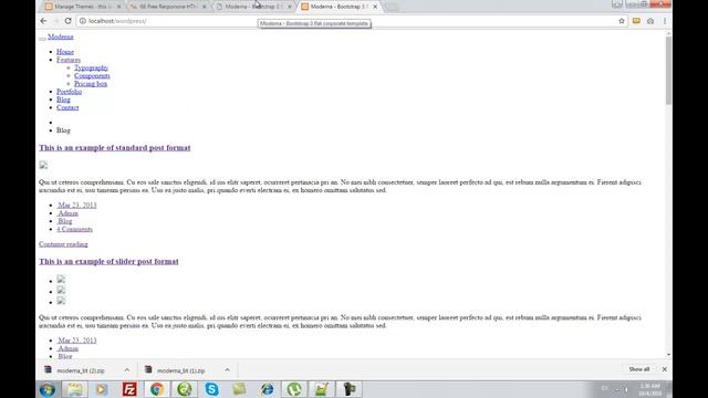 Download Html Template and Basic Conversion of Theme | WordPress Theme Development смотреть онлайн