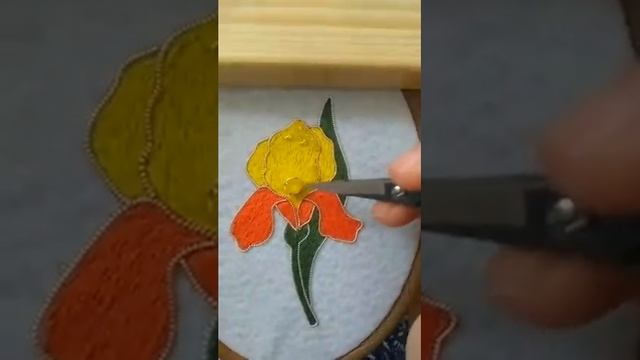 Вышивка броши ирис смотреть онлайн