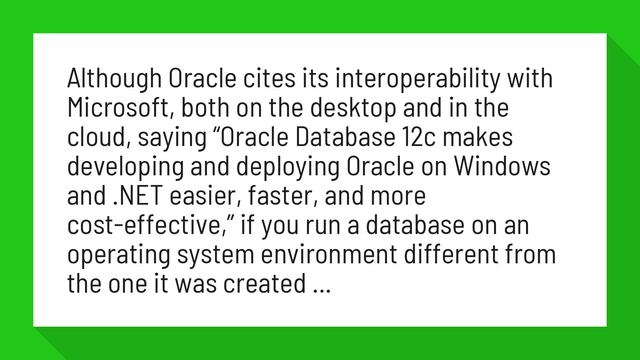 Does Oracle run on Windows? смотреть онлайн