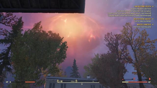 Fallout 76 Nuke inbound as I sip my tea! смотреть онлайн
