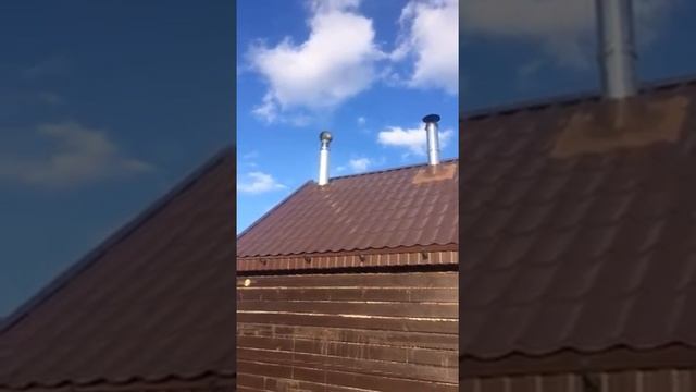 Турбодефлектор на крышу бани, для отвода горячего воздуха из парилки. Отзыв о нанодефлекоре. смотреть онлайн