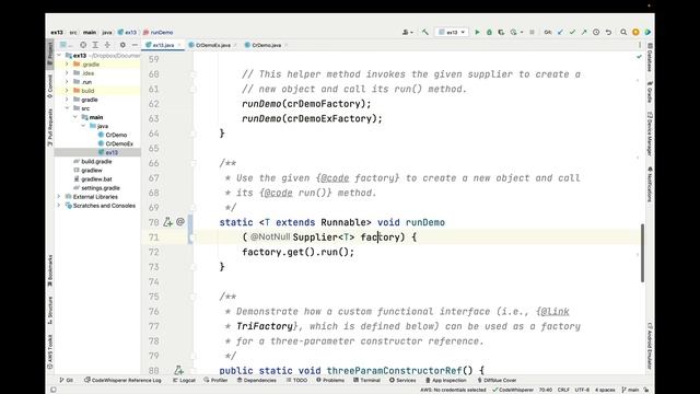 Java Supplier Functional Interface: Case Study ex13 смотреть онлайн